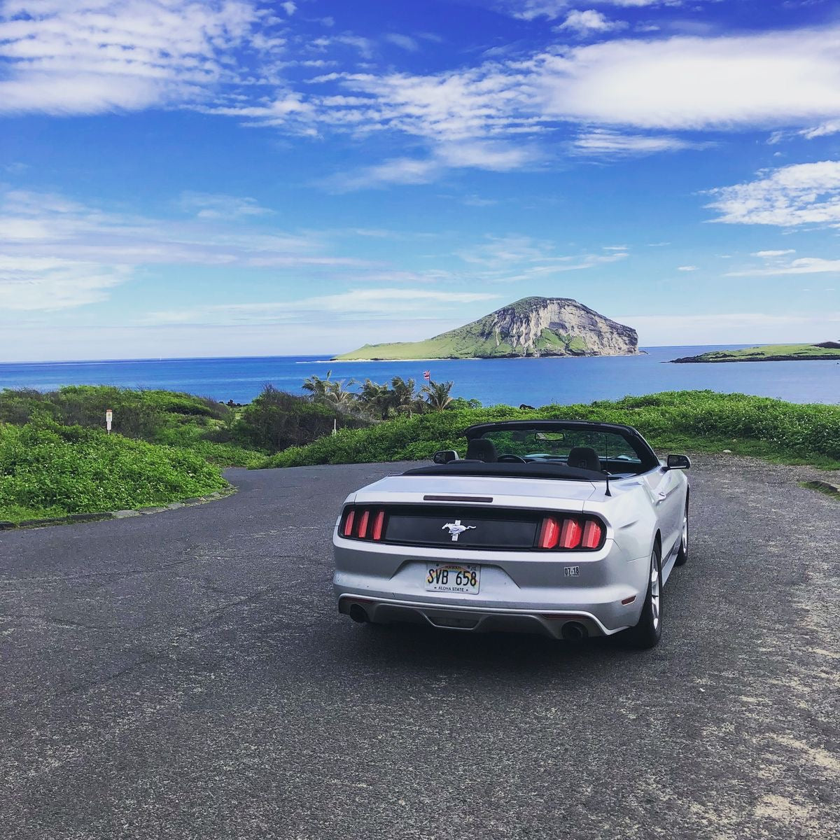 Voiture de location à Honolulu (Ford Mustang)
